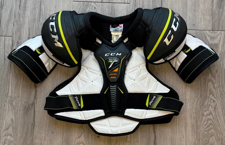 Large Senior CCM SuperTacks Shoulder Pads Pro Stock (Used)