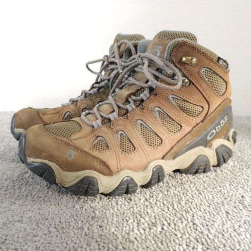 Oboz Sawtooth II Low Womens Size 9 Hiking Shoes Brown Trail Boots Waterproof
