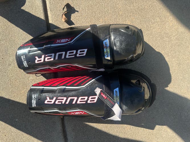 Junior Bauer 14" Shin Pads (Used)