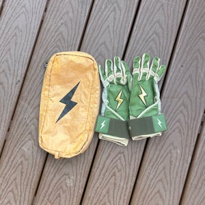 Large Bruce Bolt Batting Gloves (Used)