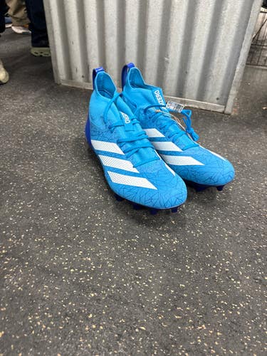 Used Adidas Adult FB Cleats Carolina Blue Senior 14 11337-S000477965