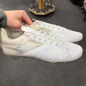Used Under Armour Adult FB Cleats White Senior 12 11337-S000477966