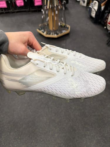 Used Under Armour Adult FB Cleats White Senior 12 11337-S000477966