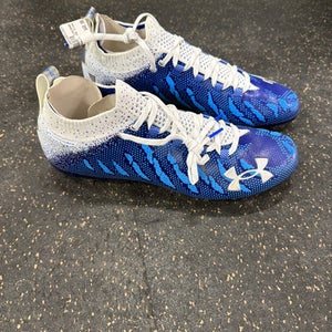 Used Under Armour Adult FB Cleats Royal Blue Senior 12 11337-S000477971