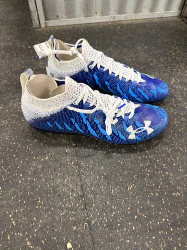 Used Under Armour Adult FB Cleats Royal Blue Senior 12 11337-S000477971