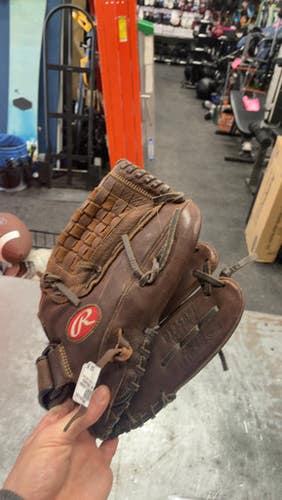Used Rawlings PLAYER PREFERED BB/SB Glove RH Throw Brown 12 1/2" 11337-S000478090
