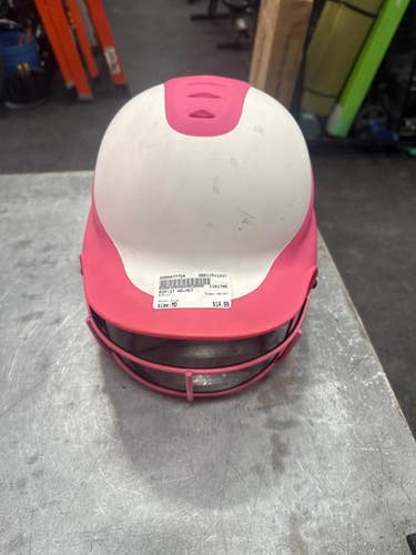 Used RIP-IT HELMET Batting Helmet w/Mask Pink MD 11337-S000477724