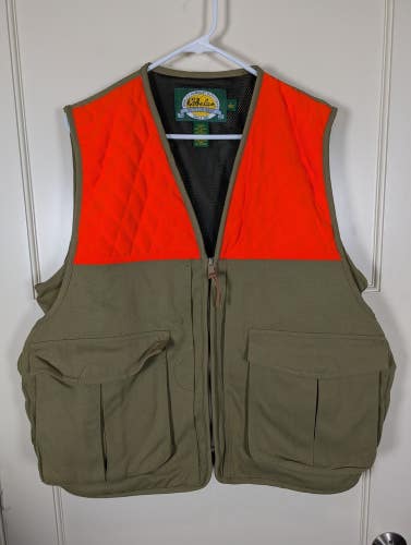 Cabelas Upland Hunting Vest Pheasant Quail Padded Adult Size: L Reg