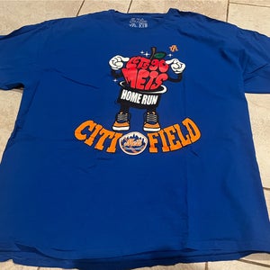 New MLB New York Mets Let's Go Mets Home Run Apple Citi Field Men’s Extra Large T-Shirt XL