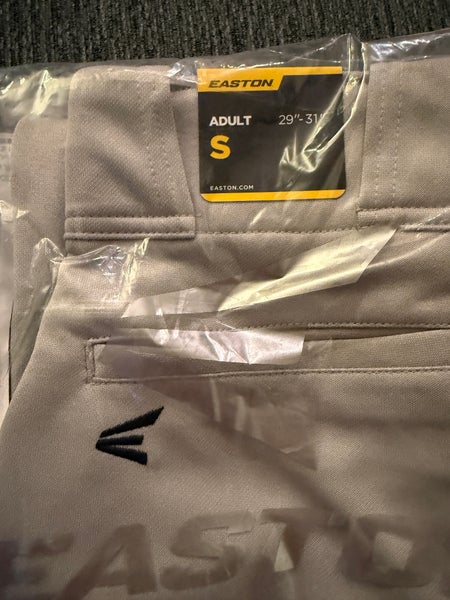 Gray Men's Small Adult Easton Game Pants (New)