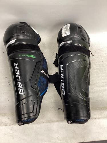 Used Bauer BAUER X SHIN GUARD Senior Shin Guards Black 12" 11851-S000042504