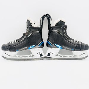 Custom Blue CCM SuperTacks AS-V Pro Hockey Skates-8.5 D/A-271-Step BlackSteel