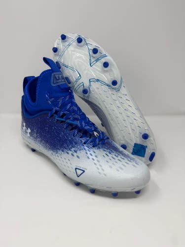 Men's Size M 11.0 (W 12.0) Under Armour Spotlight MC Mid Top Molded Cleats (New)