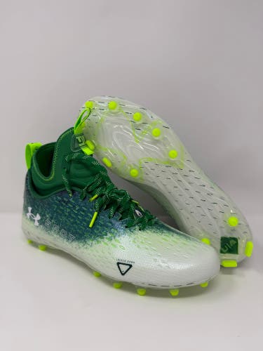 Men's Size M 12.0 (W 13.0) Under Armour Spotlight MC Mid Top Molded Cleats (New)