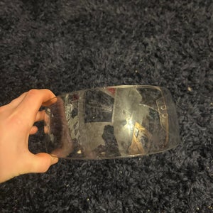 Medium Bauer Pro Straight Visor Clear Visor (New)