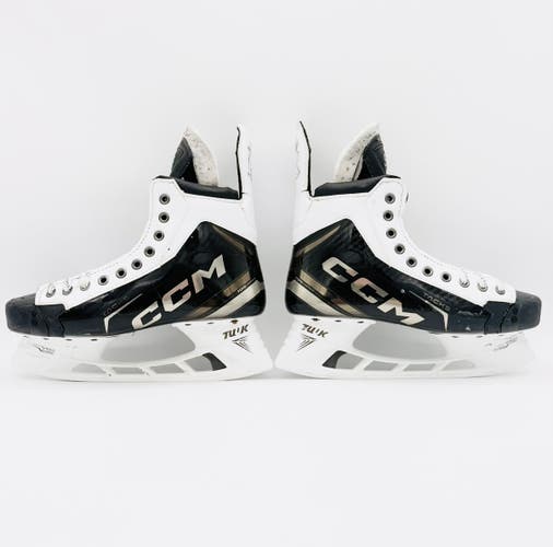 Custom White W/ Catfish Matt Duchene Tacks XF Pro Hockey Skates-9 1/2 D/A-280