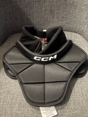 CCM TCG 900 Hockey Goalie Neck Guard Senior Large XL Black New with Tags