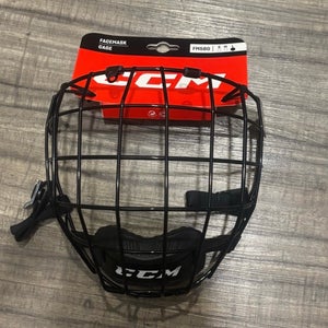 CCM FM580 Hockey Facemask Cage Senior Large Black New with Hardware