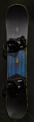 NIDECKER SCORE SNOWBOARD SIZE 152 CM WITH SALOMON LARGE BINDINGS