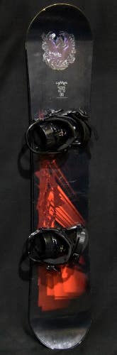 LAMAR MISSION SNOWBOARD SIZE 157 CM WITH SIMS LARGE BINDINGS