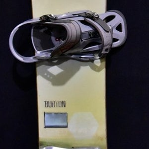 BURTON INDIE SNOWBOARD SIZE 152 CM WITH BURTON LARGE BINDINGS