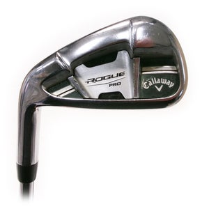LH Callaway Rogue Pro Single 6 Iron 1* Upright Steel Regular Flex