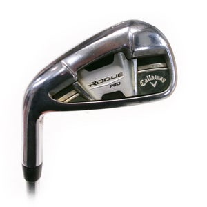 LH Callaway Rogue Pro Single 7 Iron 1* Upright Steel Regular Flex