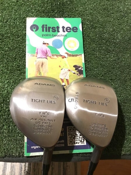 Adams Tight Lies Woods Set (3W & Strong 5W) Regular Midflex Graphite Supershafts