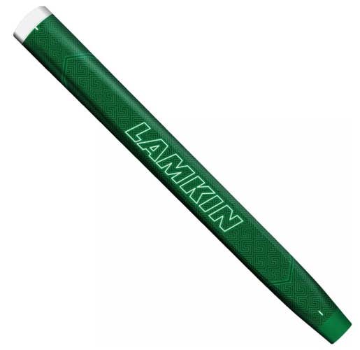 Lamkin SINK FIT Deep Etched Putter Grip (Green/White, 10") Golf NEW