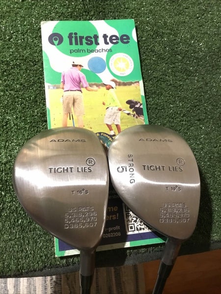 Adams Tight Lies Woods Set (3W & Strong 5W) Stiff Midflex Graphite Supershafts