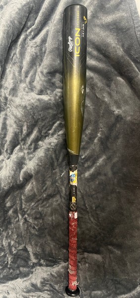 2023 Rawlings Icon BBCOR Certified Bat (-3) 30 oz 33" (Used)