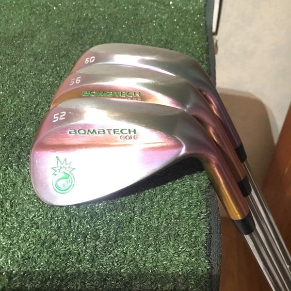Bombtech Golf Grenade Wedge Set (52* GW, 56* SW, 60* LW) Steel Shafts (35.75)