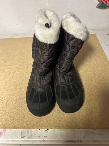 Black Women's Size M 8.0 (W 9.0) Adult Boots (Used)