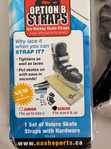 (New) Option B skate straps