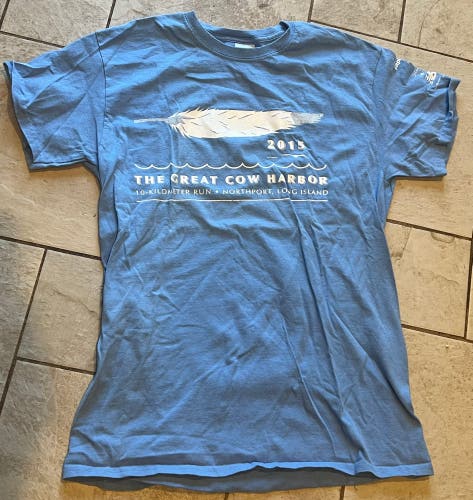 Northport Great Cow Harbor Day 10K Race Shirt New 2015 Men’s Medium
