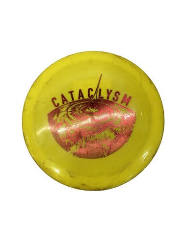 Used CATACLYSM Disc Golf Driver Yellow 174g 11347-S000262628