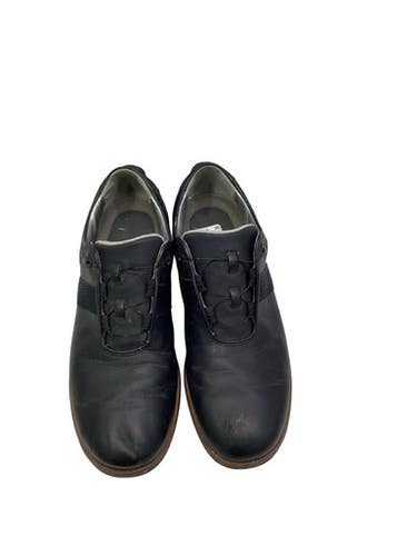 Used Foot Joy PREMIERE Mens Golf Shoes Black Senior 9.5 11347-S000262604