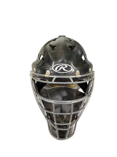Used Rawlings COOLFLO Catchers Helmet w/Mask Black MD 11347-S000262583