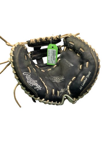 Used Rawlings CATCHERS MITT BB/SB Catchers RH Throw Black 32 1/2" 11347-S000262550