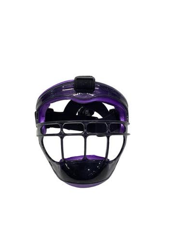 Used Defender SPORTS SHIELD BB/SB Fielders Mask Black And Purple XS 11347-S000262535