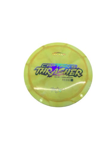 Used Discraft CAPTAINS THRASHER Disc Golf Driver Yellow 11347-S000262521