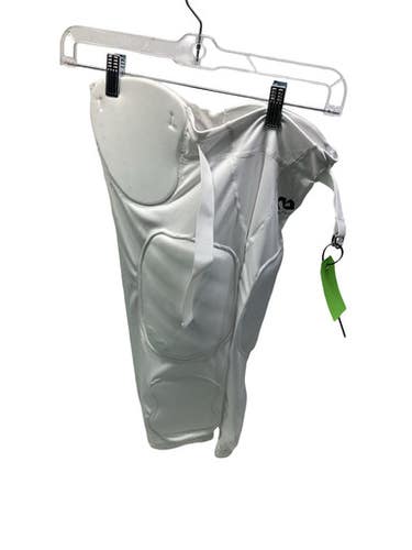 Used McDavid MCDAVID YOUTH WHITE MEDIUM FB PANTS Youth FB Integrated Pants White MD 11347-S000262651