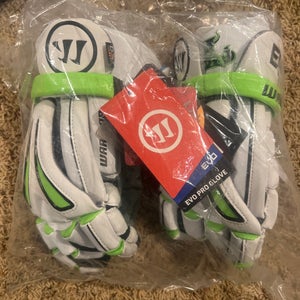 Warrior Evo Pro Custom Lacrosse Gloves Large (New)
