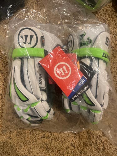 Warrior Evo Pro Custom Lacrosse Gloves Large (New)