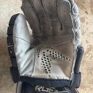 STX Limited edition black and gold RZR2 Lacrosse Gloves Large