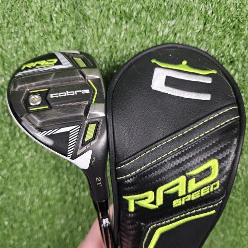 Cobra RADSpeed 4 Hybrid 21 4H Recoil ESX 480 F3 Regular Flex Graphite RH 40"