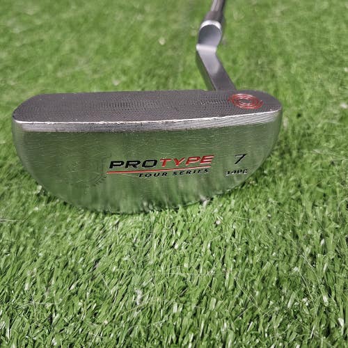 Odyssey Pro Type Prototype Tour Series 7 #7 Mid Mallet Putter RH 35.5"