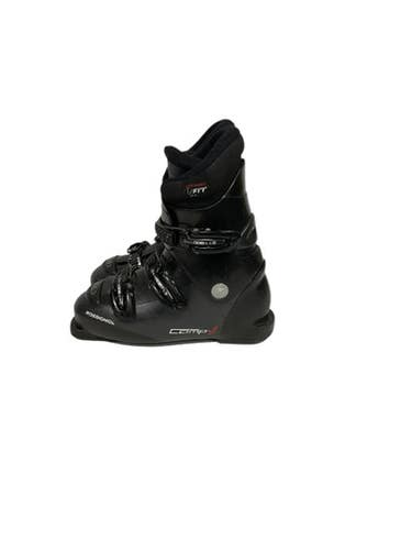 Used Rossignol COMPJ Boys DH Ski Boot Black 210 MP - J02 11847-S000032448