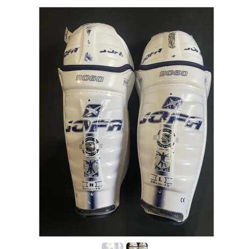 Senior Jofa 9060 15" Shin Pads Pro Stock Made in Sweden