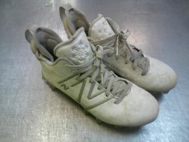 Used New Balance LAX Cleats Mens White Senior 8.5 11339-S000198118